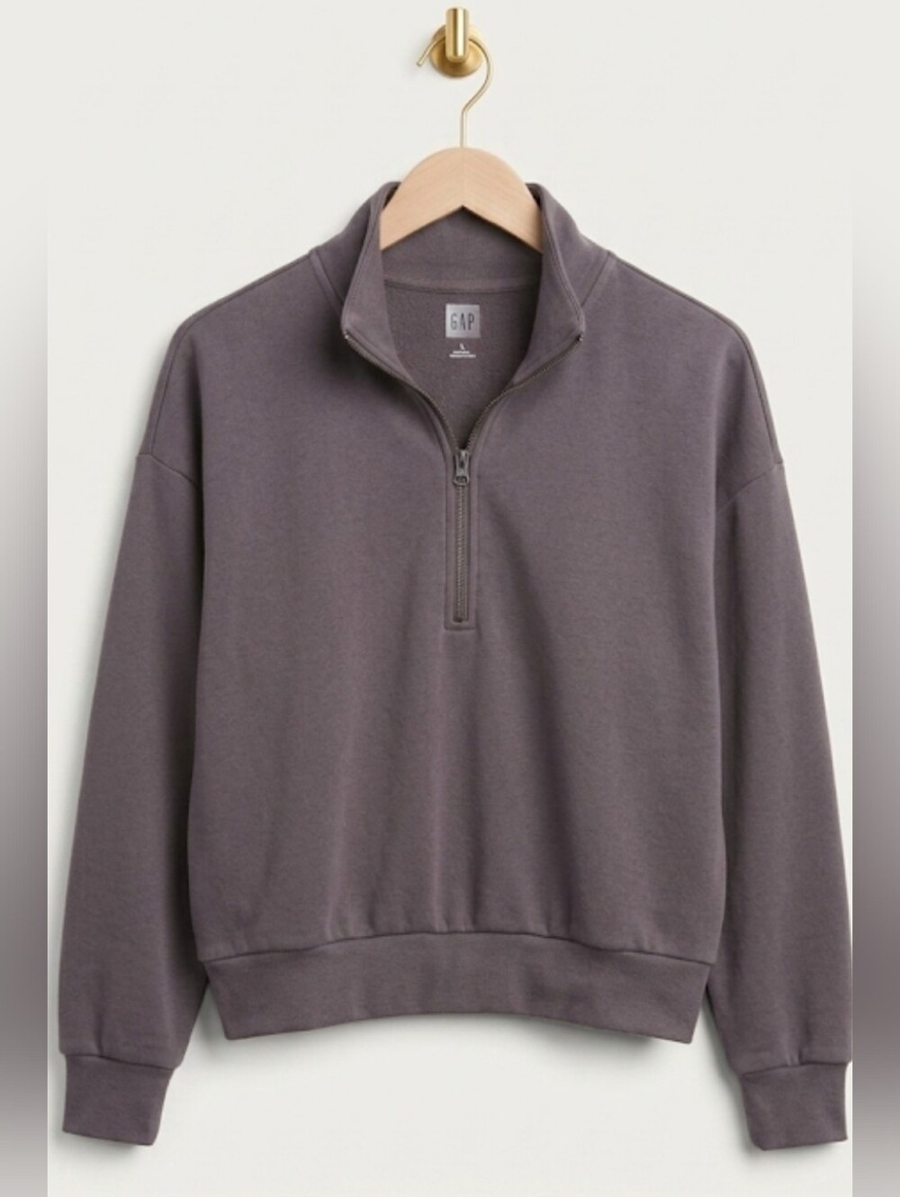Gap Athleisure Grey Half Zip Pullover Large